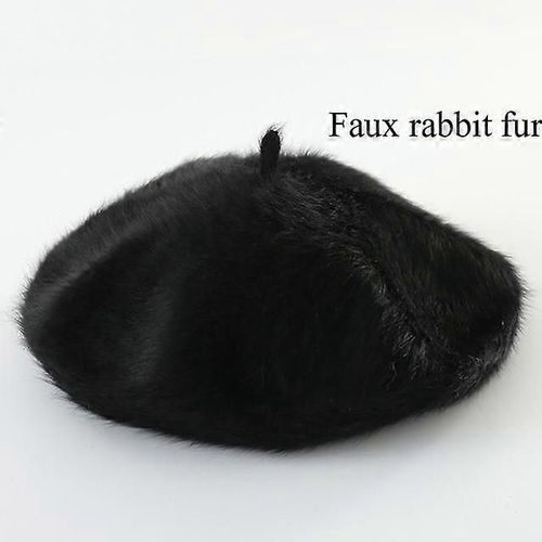 100% Laine Béret Chapeau Femmes Solide Bérets Plats Autum Hiver Chaud Français Élégant Artiste Béret Dames Mode Vintage Peintre Casquette