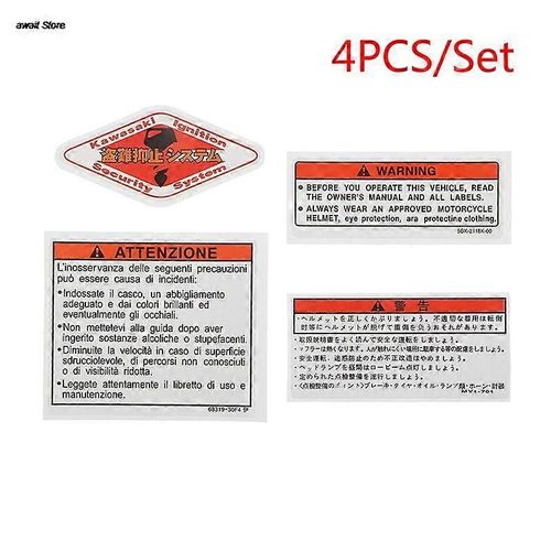 Autocollants De Moto Bouchon De Réservoir De Carburant Signe Clé Réservoir Autocollant Signe D¿Avertissement Logo Autocollant Pour Suzuki Honda Kawasaki Yamaha