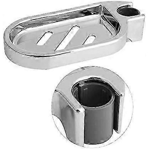 Porte-savon, porte-savon de douche réglable pour barre de douche, argentOuverture25mm