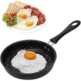 Poêle à omelette antiarina à 4 trous, marmite épaissie, poêle de cuisson  pour crêpes aux œufs