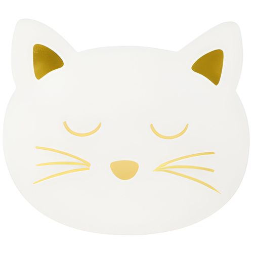 Lot De 2 Sets De Table Enfant Chat Blanc White