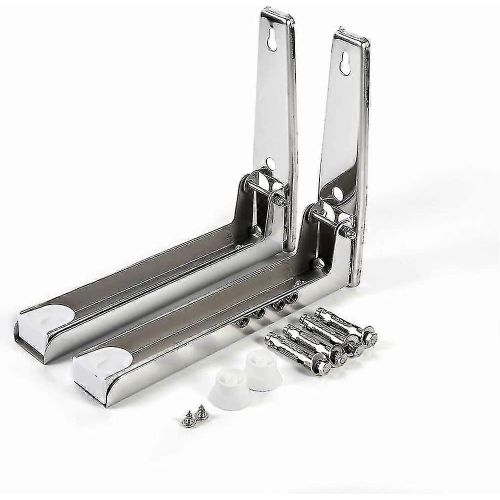 Supports de montage muraux universels en acier inoxydable pour four à micro-ondes réglables