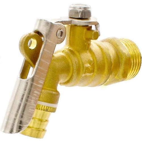Robinet extérieur en laiton, vanne de buse manuelle de 3/4 « , cadre avec serrure, verrouillable, robinet de vanne de jardin extérieur, peut être installé dans les maisons, les garages, Gar