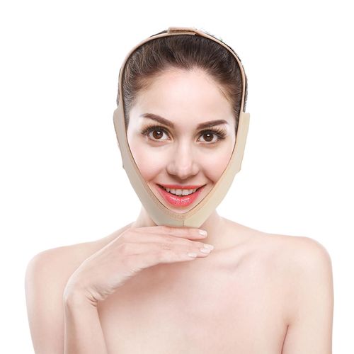 Masque Amincissant Pour Le Visage Bandages Amincissants Soin Du Visage Double Menton Perte De Poids Ceintures Faciales Xl