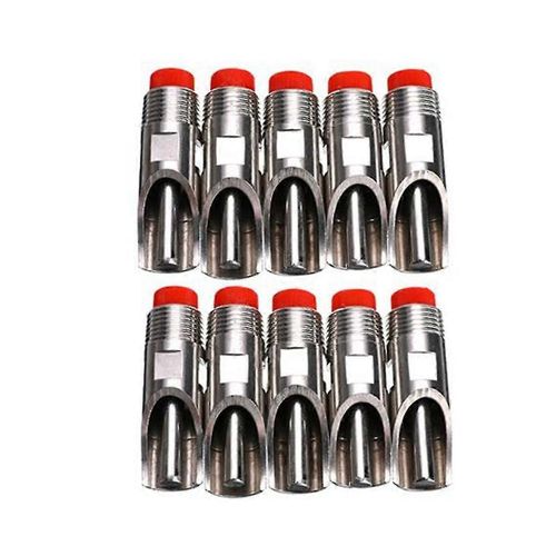Acier inoxydable 1/2 pouce PT Fil Pig Cochon Mamelon Automatique Abreuvoir Abreuvoir Mamelon Équipement de ferme 10-Bon