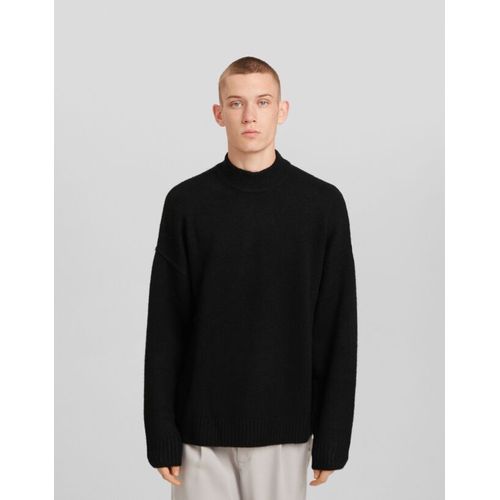  Pull Col Montant Homme M Noir