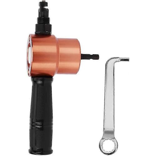 Double Head Metal Sheet Nibbler, Double Head Metal Nibbler Cutter, Nibble Cutting Tool Accessory pour perceuse électrique