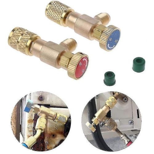 Recharge De liquide de sécurité Soupape de sécurité Quick Connector Climatiseur R410a R22 Adaptateur de connexion