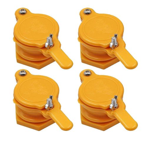 4pcs Honey Valve Miel Extracteur Robinet Nylon Bee Hivehoney Robinet Pour Apiculteur Apiculture Équipement Outil