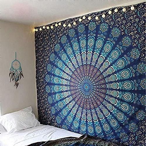 Dhrs Multicolore Mandala Tapisserie Indienne Murale, Drap de Lit, Couette Pique-nique Beach Drap, Qualité Hippie