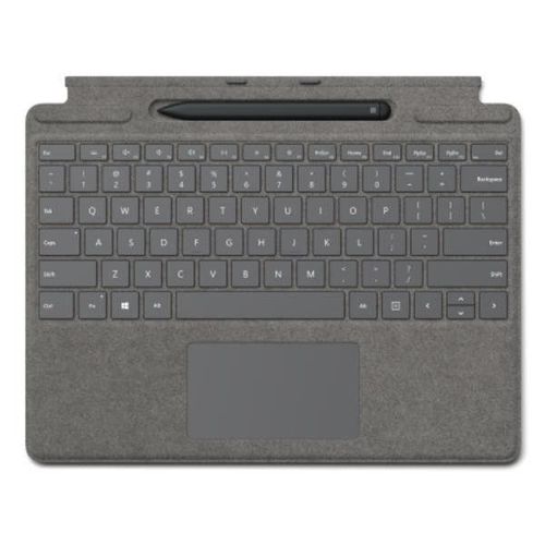 Microsoft Surface Pro 10 Bundle Tastiera Alcantara e Slim Pen 2 Platino 8X8-00173