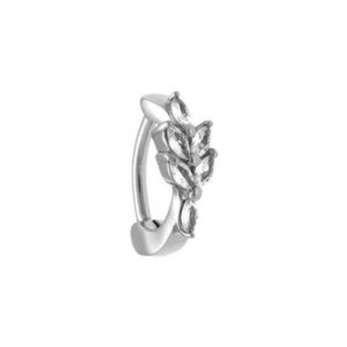 Piercing Acier Nombril Feuillage
