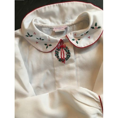 Chemisier Fille Brode Noel &#34 Kidizz &amp Co &#34 Taille 10 Ans