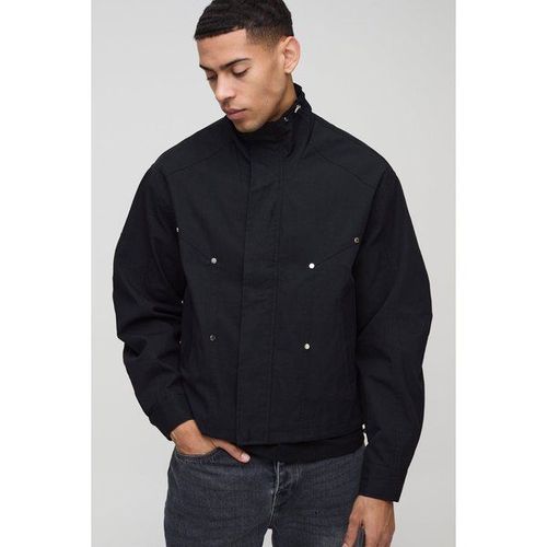 Anorak À Col Montant Homme - Noir - L, Noir