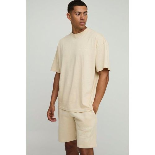 Ensemble Oversize Avec T-Shirt Et Short - Man Homme - Pierre - Xl, Pierre