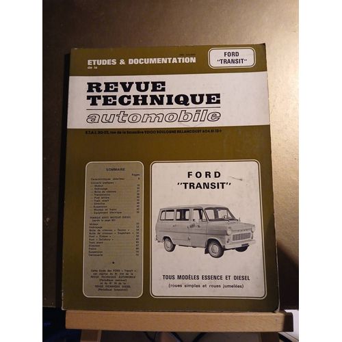 Revue Technique Automobile Ford Transit Tous Modeles Cip 3141
