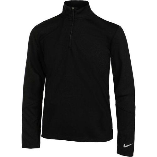 Dri-Fit Uv Half-Zip Essential Haut Manches Longues Garçons - Noir