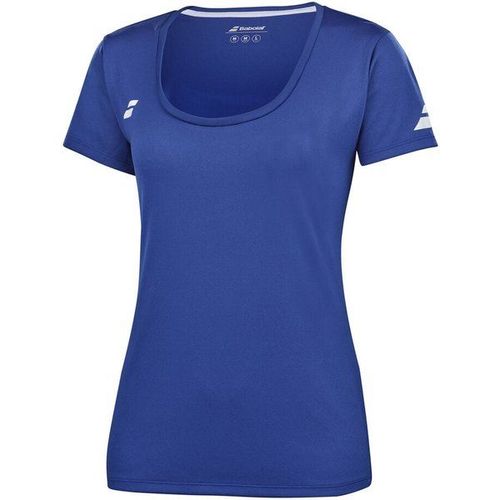 Play Cap Sleeve T-Shirt Filles - Bleu Foncé , Blanc