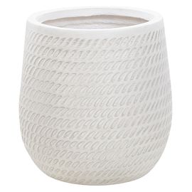 Cache-Pot D 27 Cm Blanc Cassé Livadia