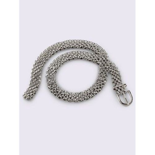 Ceinture Ruban Aspect Collier - - Couleur Argent