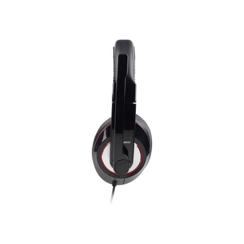 Gembird MHS-001 - Micro-casque - circum-aural - filaire - noir brillant