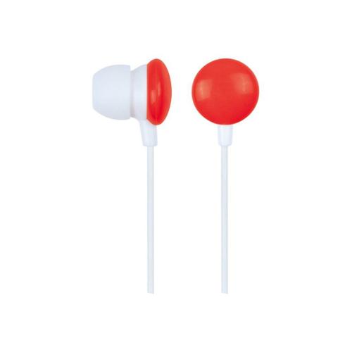 Gembird Candy MHP-EP-001-R - Écouteurs - intra-auriculaire - filaire - jack 3,5mm - rouge candi