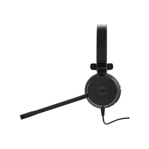 Jabra Evolve 30 II MS Mono - Micro-casque - sur-oreille - filaire - USB, jack 3,5mm - Certifié pour Skype for Business