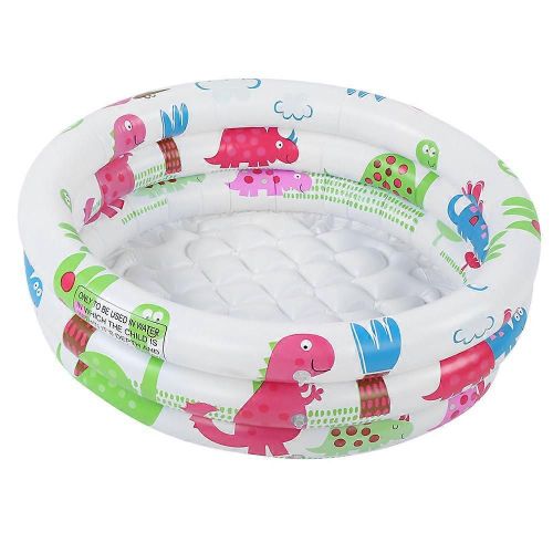 Dessin animé dinosaure motif rond PVC gonflable piscine baignoire pour enfants enfant