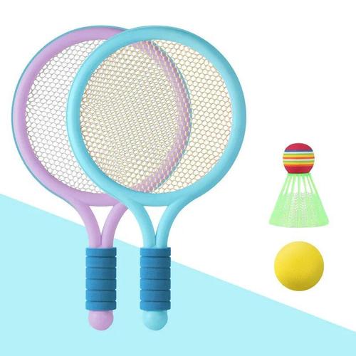 Bleu violet - Mini balle de tennis de badminton pour enfants, jouet de sport  pour enfants de la maternelle, jeu coule parent-enfant, ensemble de jouets  pour garçons et filles de 3 à