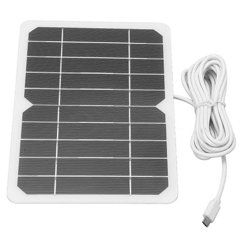 Sortie Micro Usb 5w 5v Panneau Solaire Diy Chargeur Solaire Polysilicium Chargeur De Téléphone Portable
