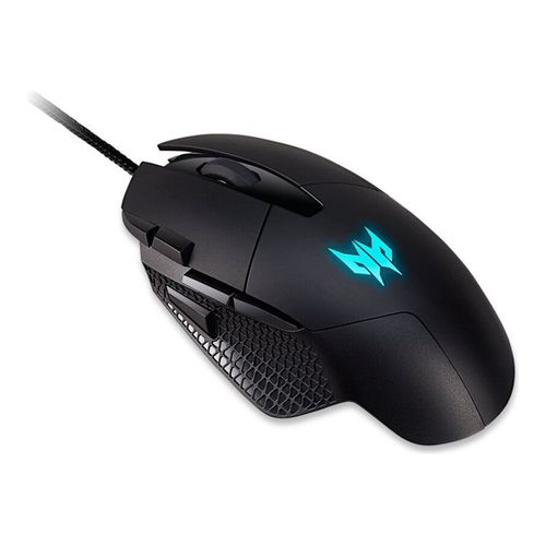 Acer Predator Cestus 315 (PMW010) - Souris - ergonomique - 8 boutons - filaire - USB - noir - Pour la vente au détail - pour Predator Helios 300; Predator Triton 300; 500