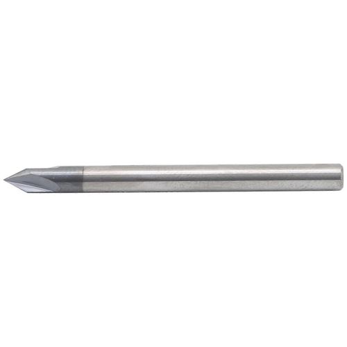 Chanfrein Extrémité Fraise 3 Cannelure 60 Fraise Acier Tungstène CNC Sculpture Polissage Toupie BitD4 x 60 x 50L