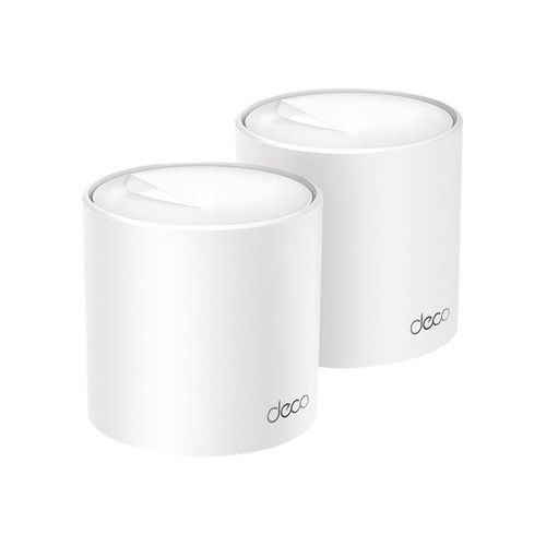 TP-Link Deco X50 - Système Wi-Fi - (2 routeurs) - maillage 1GbE - Wi-Fi 6 - Bi-bande