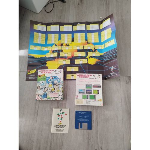 World Coup Soccer Italia 90 Jeu Atari St Big Box Grosse Boite