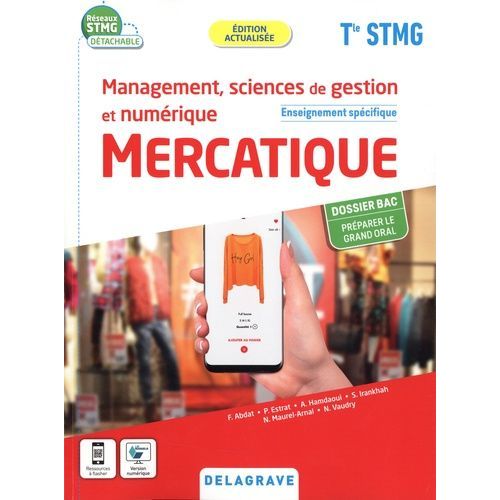 Mercatique Tle Stmg - Management, Sciences De Gestion Et Numérique