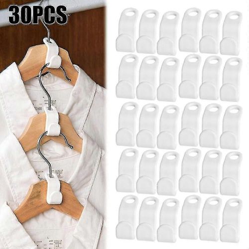 30pcs Vêtements Cintre Placard Connecteur Crochets Cascading Home Clip Espace Enregistrer Organisateur