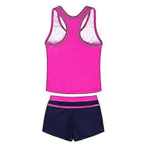 Maillot De Bain 2 Pièces Maillot De Bain Sépare Les Enfants Tankini Set,M