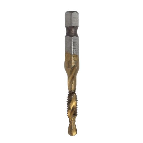 Mèche à tarauder M5 revêtue de titane à tige hexagonale pour taraudage à vis à bois-Good