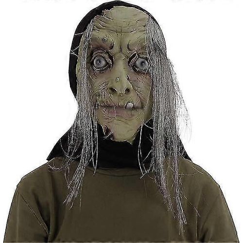 Halloween Masque De Sorcière Effrayant Costume Maléfique Masques De Tête Effrayant Adult Party Cosplay Accessoires