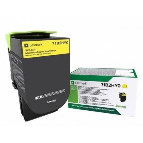 Lexmark 71b2hy0 Cartouche De Toner 1 Pièce(s) Original Jaune
