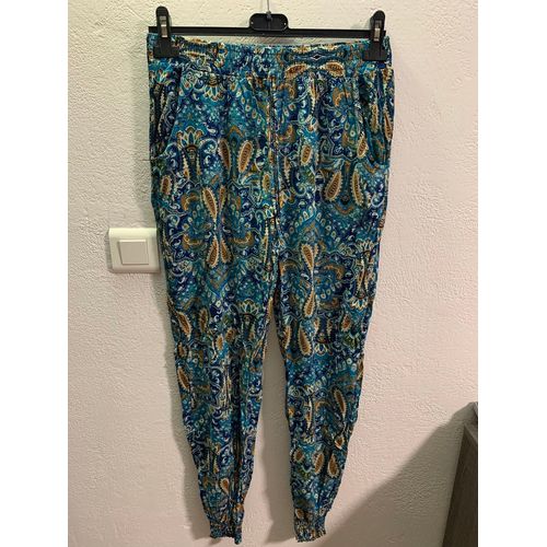 Pantalon Style Sarouel Pour Femme Taille Unique Imprimé Multicolore 