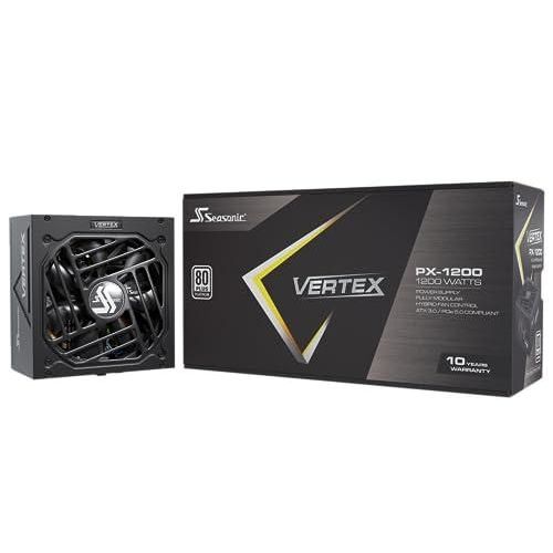 Seasonic Vertex PX-1200 1200W ATX30 VERTEX PX-1200 (1200?W), Alimentation PC, Noir
