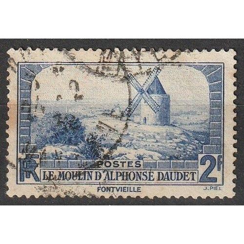 Le Moulin D'alphonse Daudet À Fontvieille 1936 N° 311 Oblitéré