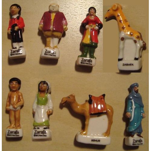 8 Fèves De La Série Zarafa La Girafe (2013)
