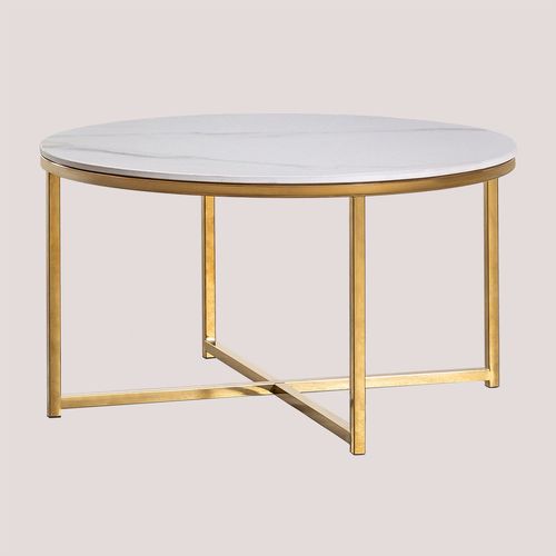 Table Basse En Acier Azuara Doré