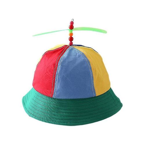 Hélice D¿Hélicoptère Seau Chapeau De Plage Chapeau De Soleil Enfants Voyage D¿Été Casquette De Pêcheur