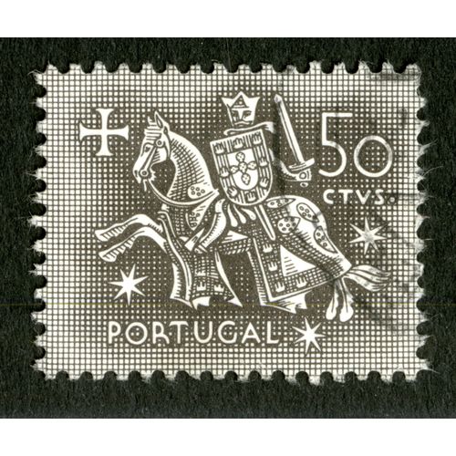 Timbre Oblitéré Portugal, 50 Ctvs