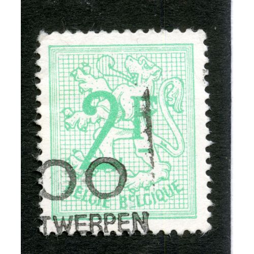 Timbre Oblitéré Belgie , Belgique, 2 F
