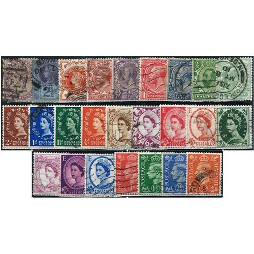 Grande Bretagne, Angleterre, Joli Lot 25 Timbres Oblitérés, Certains Très Anciens, Belle Cote. Photo Contractuelle, Les Timbres Que Vous Voyez Sont Ceux Que Vous Recevrez !