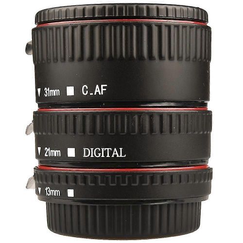 Ensemble de tubes d¿extension macro 3 bagues de mise au point automatique et objectif de reflex compatibles pour les canons tous EF et